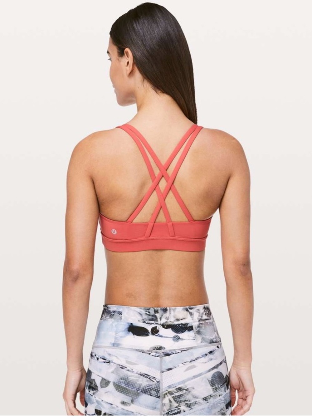 lululemon athletica Coral Cross-Strap Sports Bra